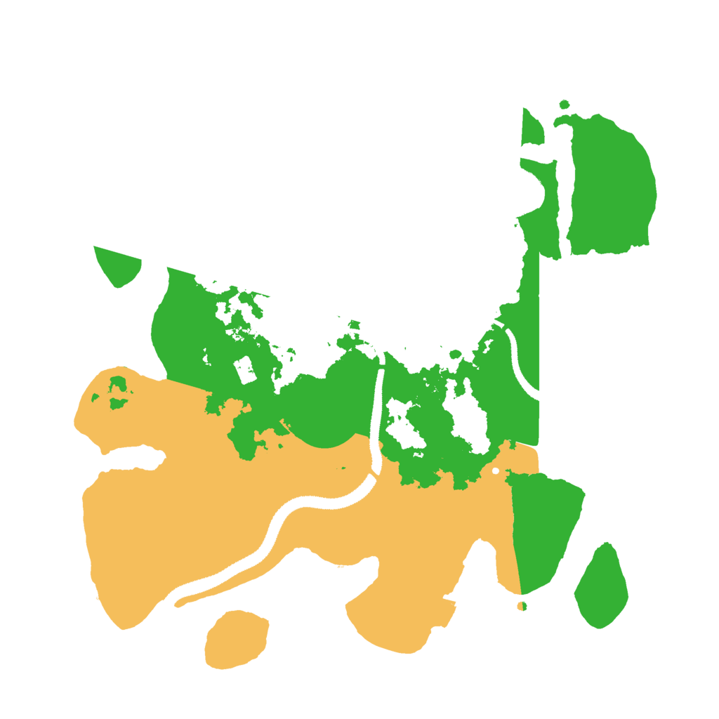 Biome Rust Map: Procedural Map, Size: 3000, Seed: 207108551