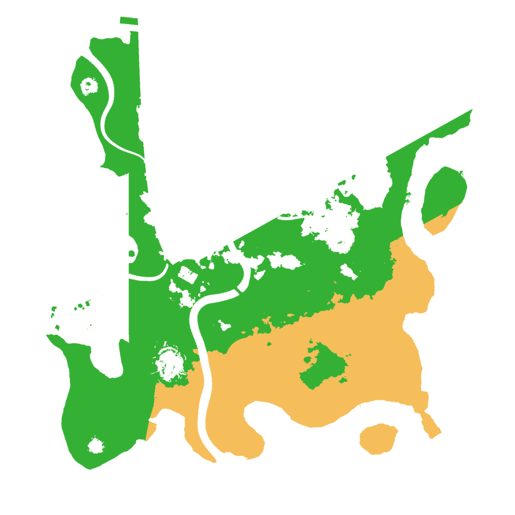 Biome Rust Map: Procedural Map, Size: 3000, Seed: 660491287
