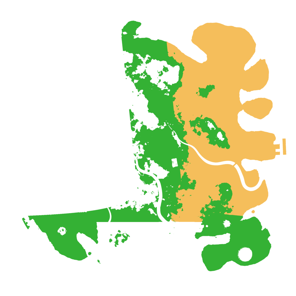 Biome Rust Map: Procedural Map, Size: 3700, Seed: 1065650805