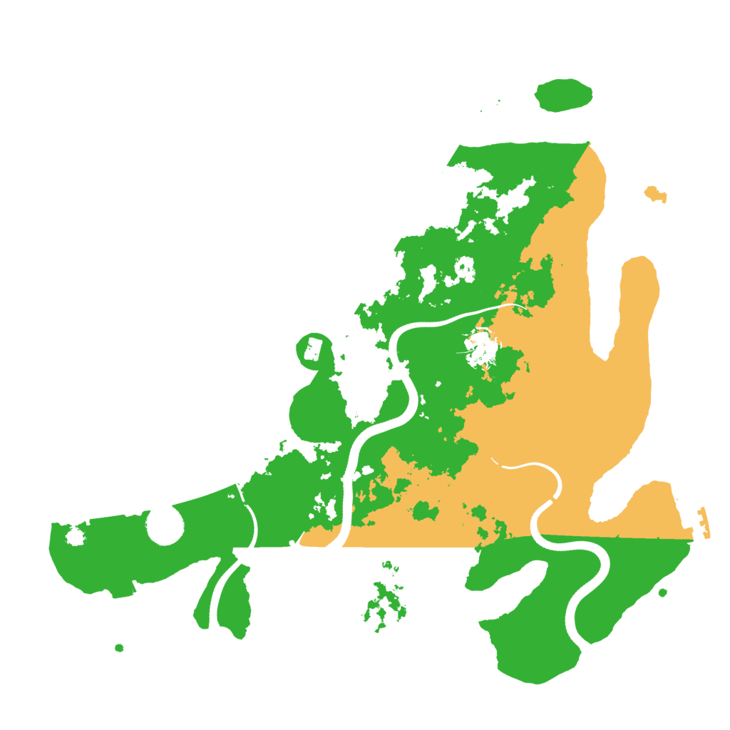 Biome Rust Map: Procedural Map, Size: 3500, Seed: 1924458587