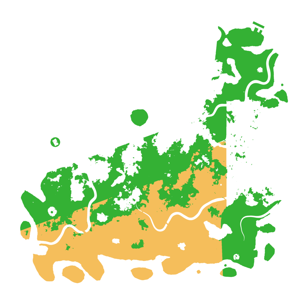 Biome Rust Map: Procedural Map, Size: 5000, Seed: 95785