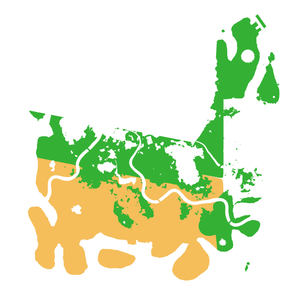 Biome Rust Map: Procedural Map, Size: 4000, Seed: 1697673057