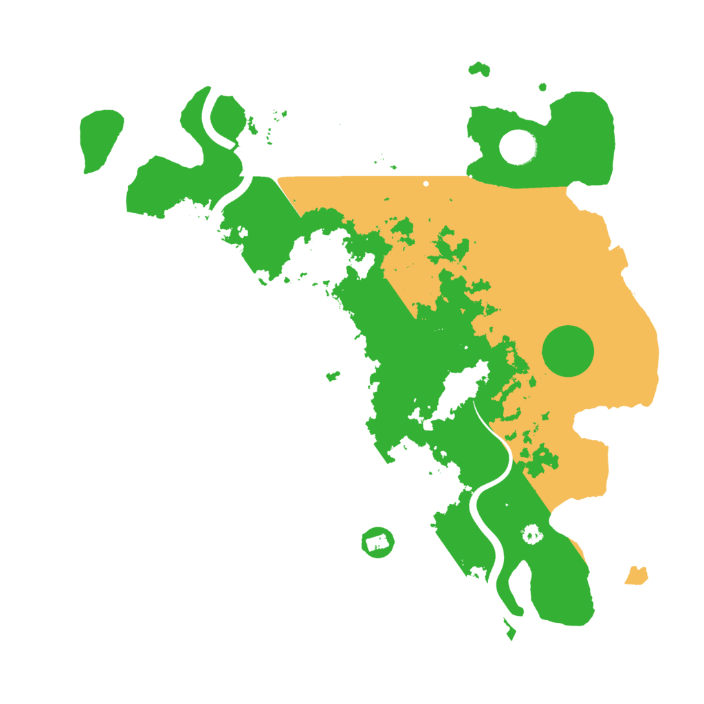 Biome Rust Map: Procedural Map, Size: 3600, Seed: 1789316271