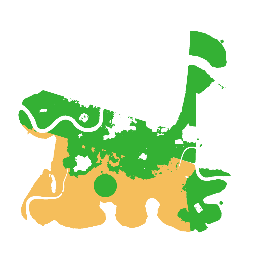 Biome Rust Map: Procedural Map, Size: 3000, Seed: 1369806940