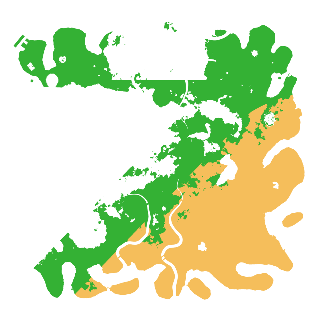Biome Rust Map: Procedural Map, Size: 4500, Seed: 317670913
