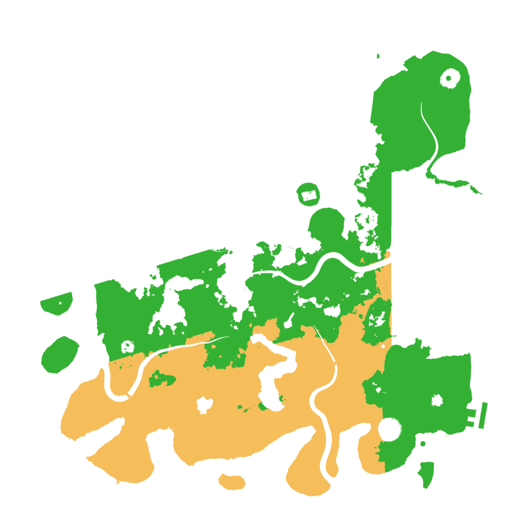Biome Rust Map: Procedural Map, Size: 4000, Seed: 5327