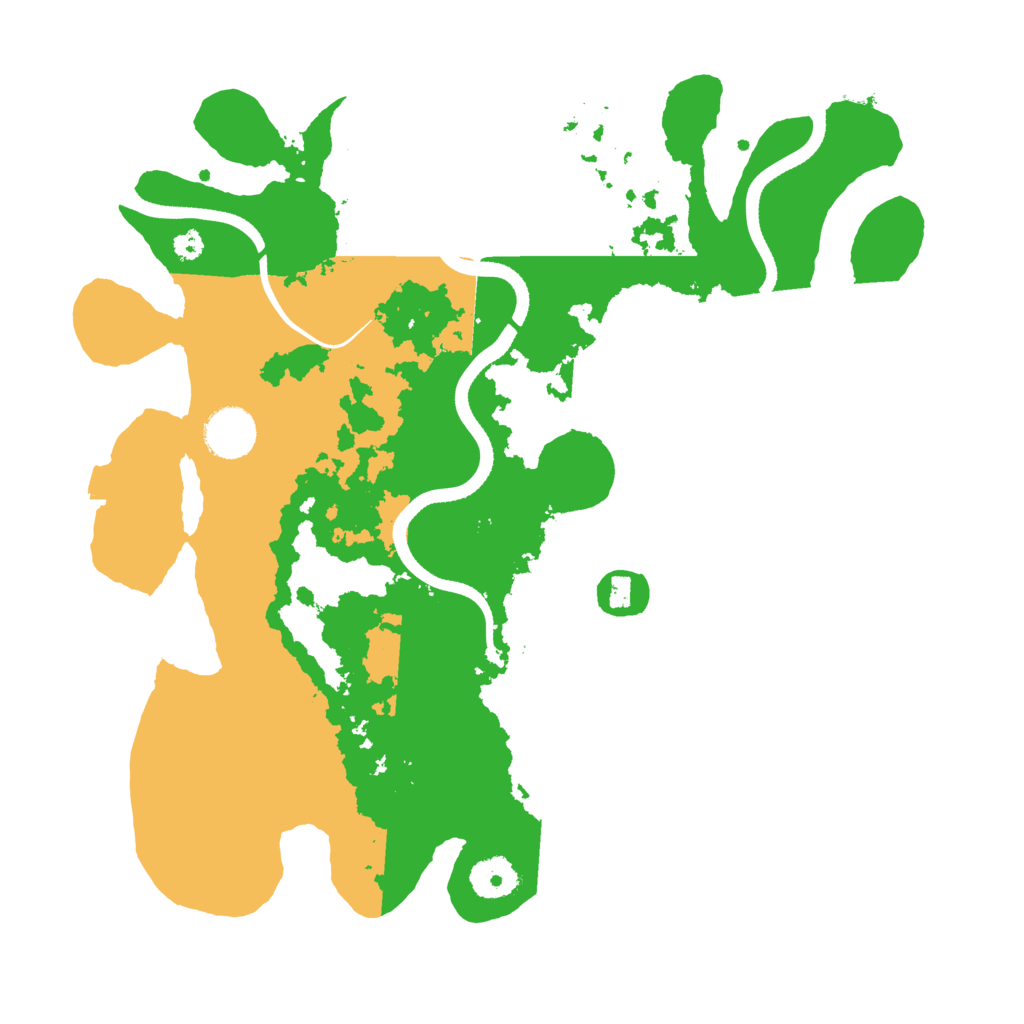 Biome Rust Map: Procedural Map, Size: 3500, Seed: 723108571