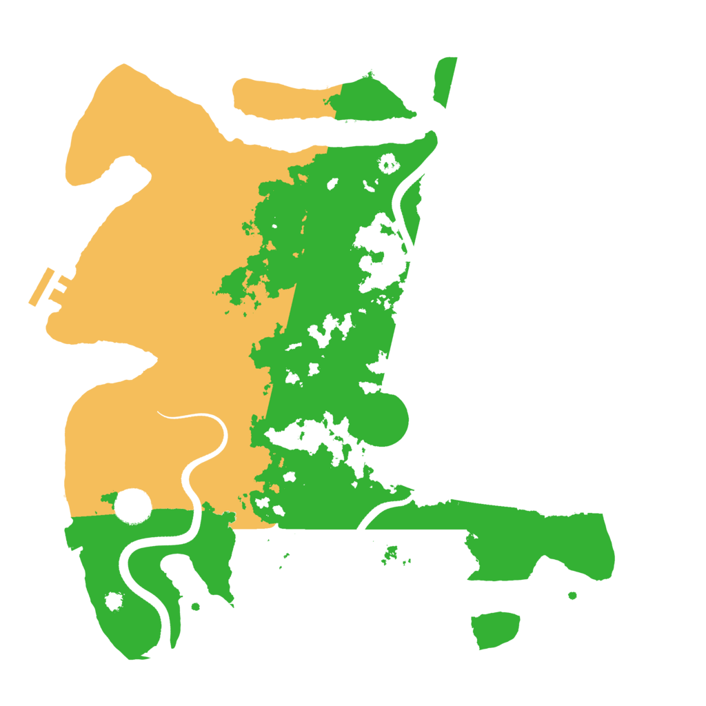 Biome Rust Map: Procedural Map, Size: 3500, Seed: 309590612