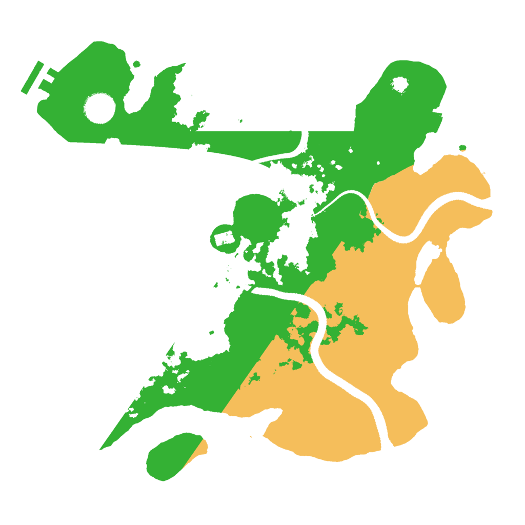 Biome Rust Map: Procedural Map, Size: 3000, Seed: 14304301