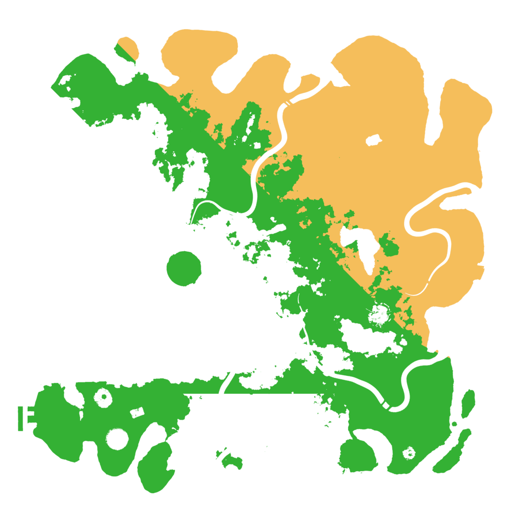 Biome Rust Map: Procedural Map, Size: 4300, Seed: 647262252