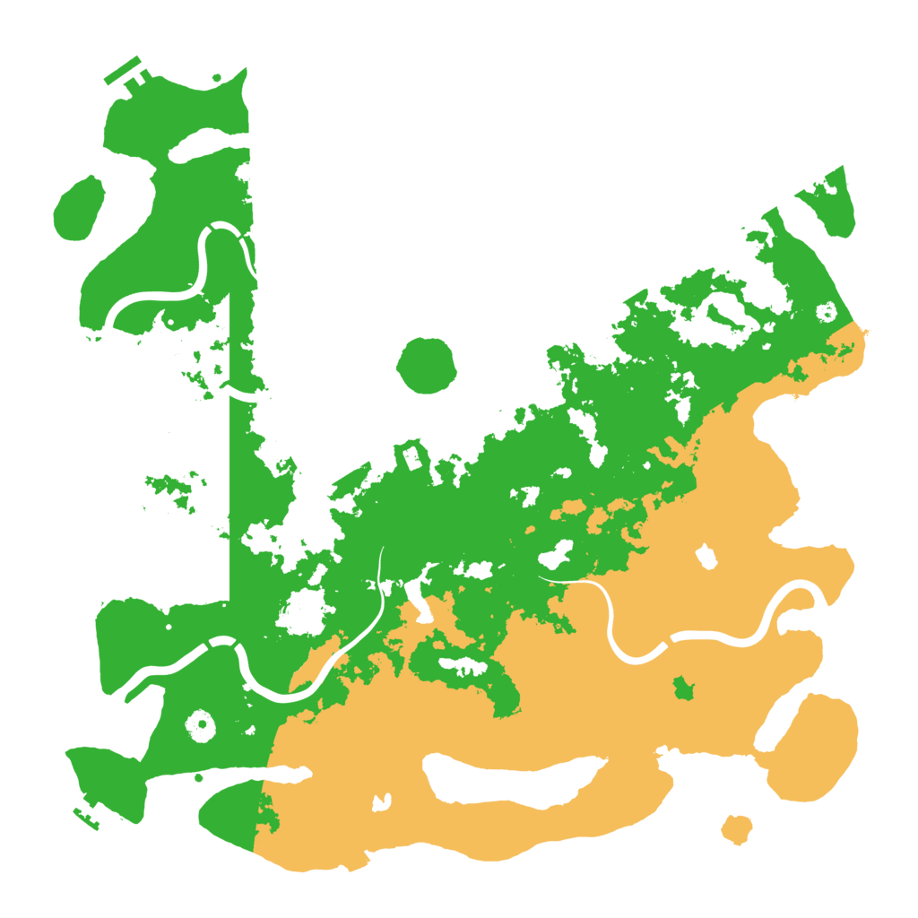 Biome Rust Map: Procedural Map, Size: 4500, Seed: 1143280530