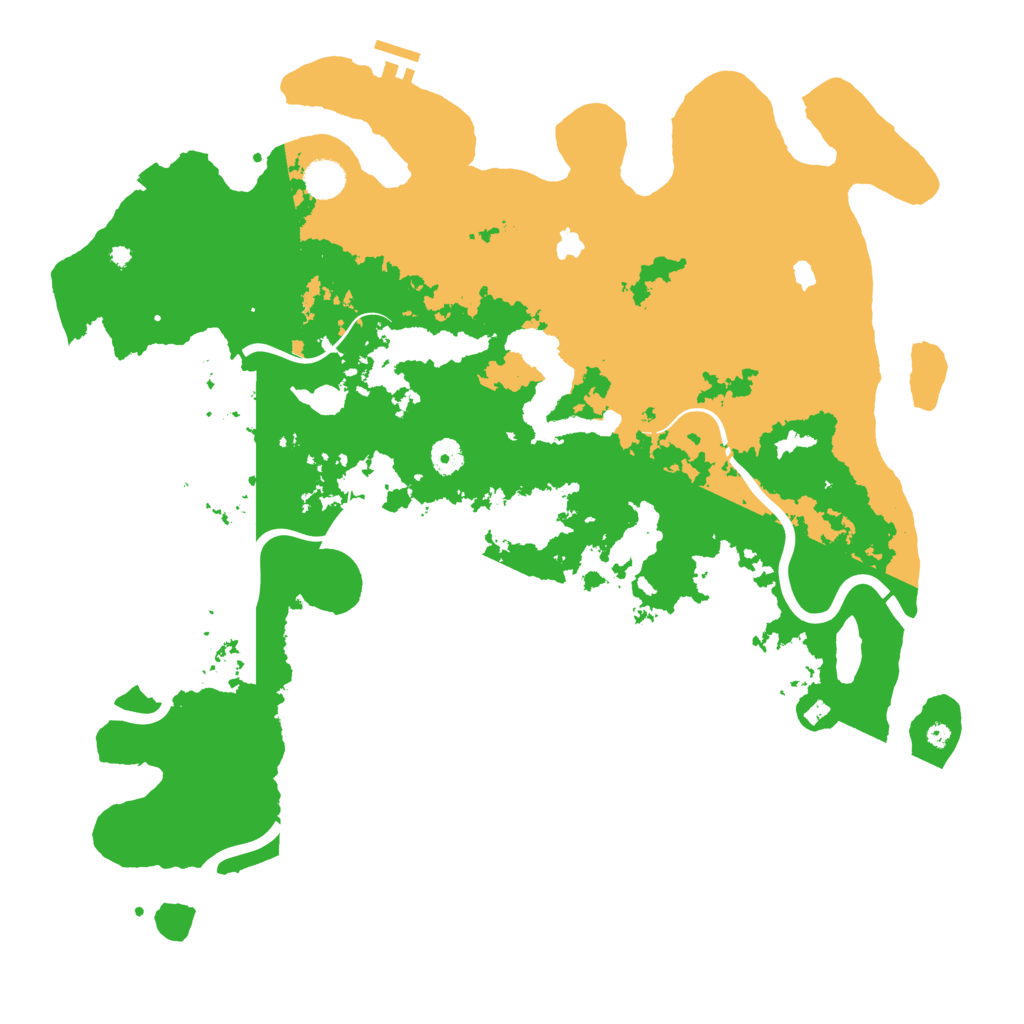 Biome Rust Map: Procedural Map, Size: 4500, Seed: 1225920345