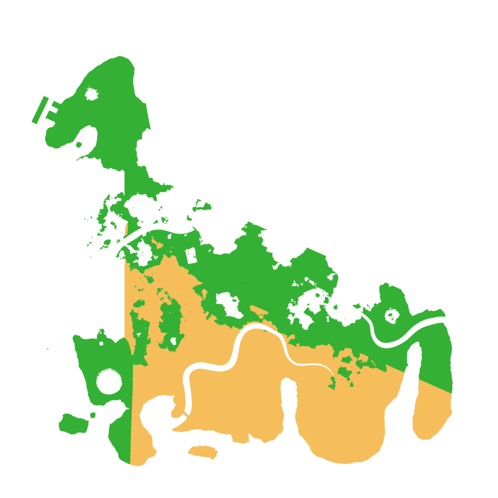 Biome Rust Map: Procedural Map, Size: 3500, Seed: 786492523