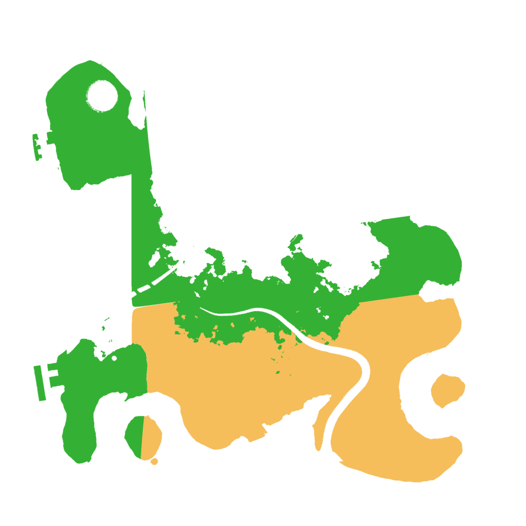 Biome Rust Map: Procedural Map, Size: 3000, Seed: 94721