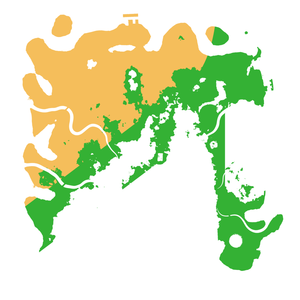 Biome Rust Map: Procedural Map, Size: 4000, Seed: 2098159377