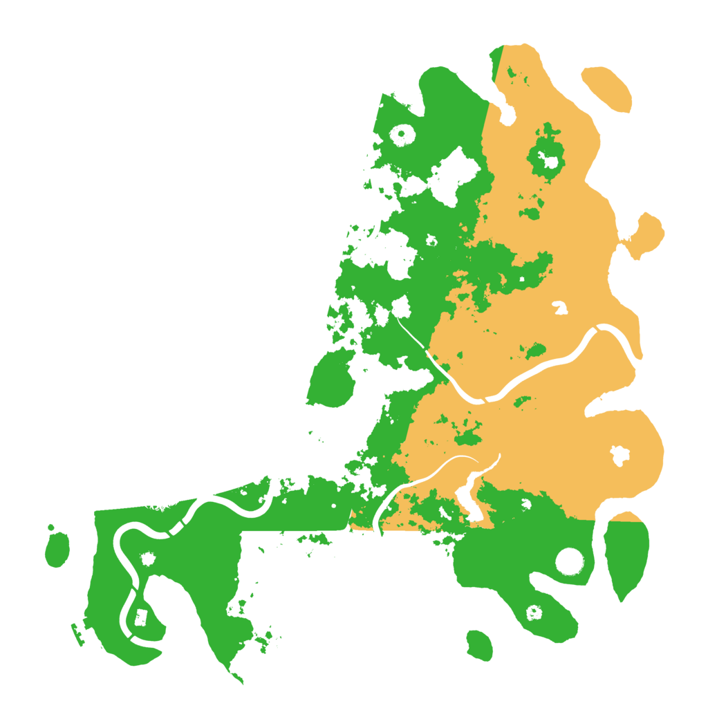Biome Rust Map: Procedural Map, Size: 4500, Seed: 175136320