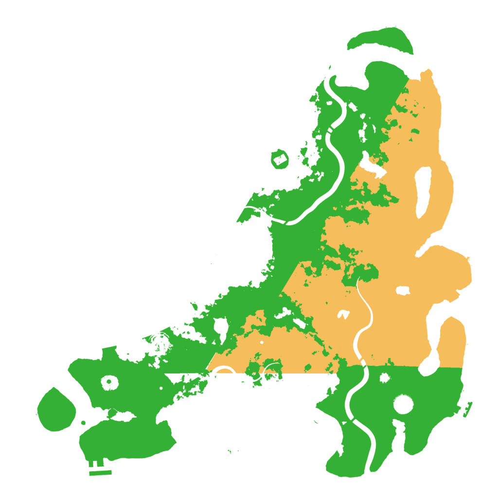 Biome Rust Map: Procedural Map, Size: 4500, Seed: 703580540