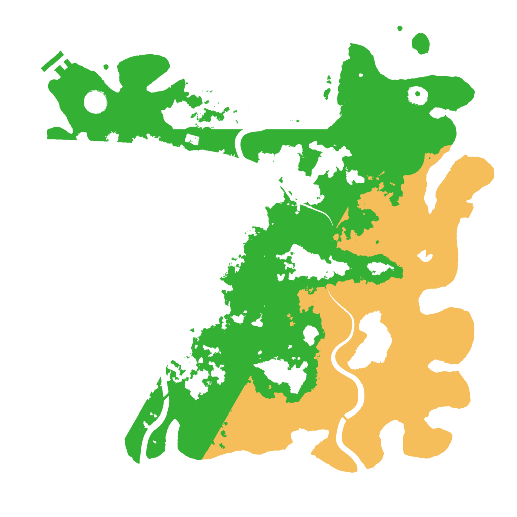 Biome Rust Map: Procedural Map, Size: 4000, Seed: 48991337