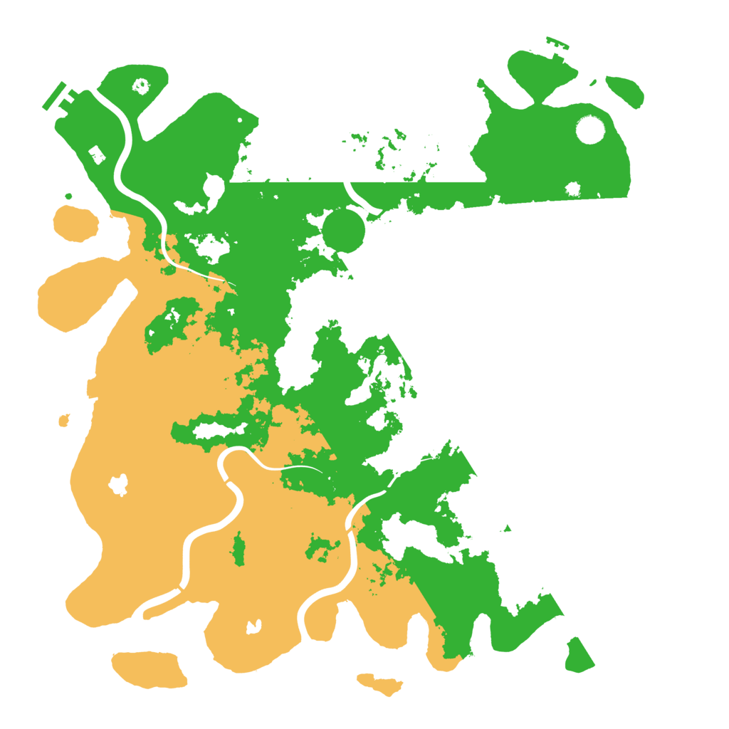 Biome Rust Map: Procedural Map, Size: 4500, Seed: 1356866566
