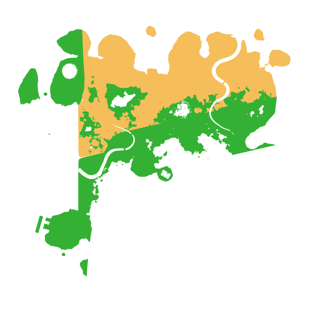 Biome Rust Map: Procedural Map, Size: 3650, Seed: 6970257