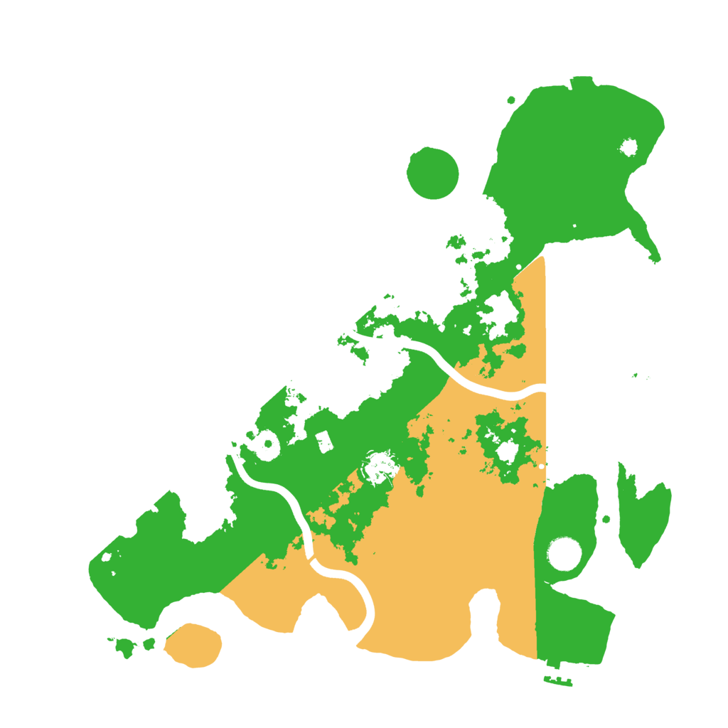 Biome Rust Map: Procedural Map, Size: 3800, Seed: 2057715451