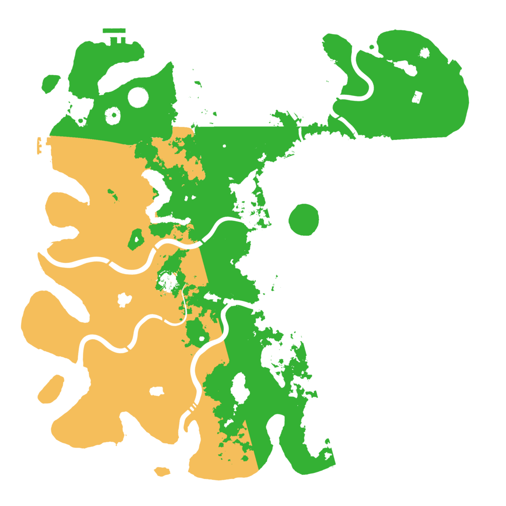 Biome Rust Map: Procedural Map, Size: 4500, Seed: 31481