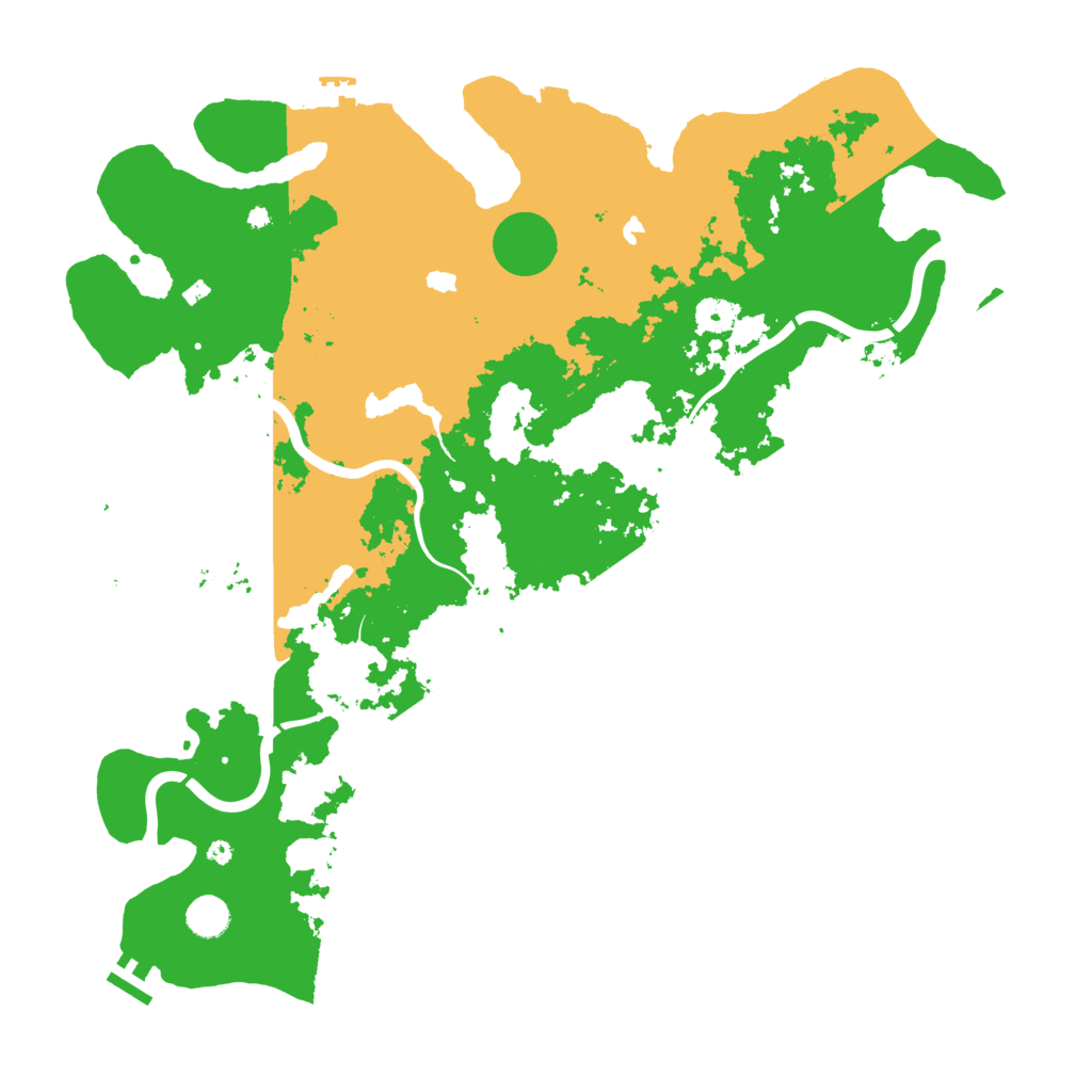 Biome Rust Map: Procedural Map, Size: 4500, Seed: 75683886