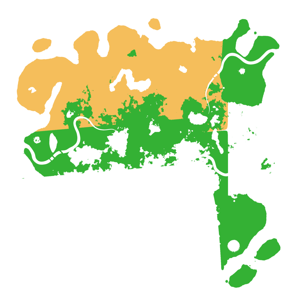 Biome Rust Map: Procedural Map, Size: 4500, Seed: 44181664