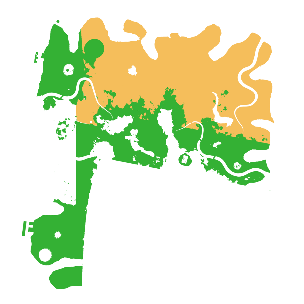 Biome Rust Map: Procedural Map, Size: 4154, Seed: 1036949109