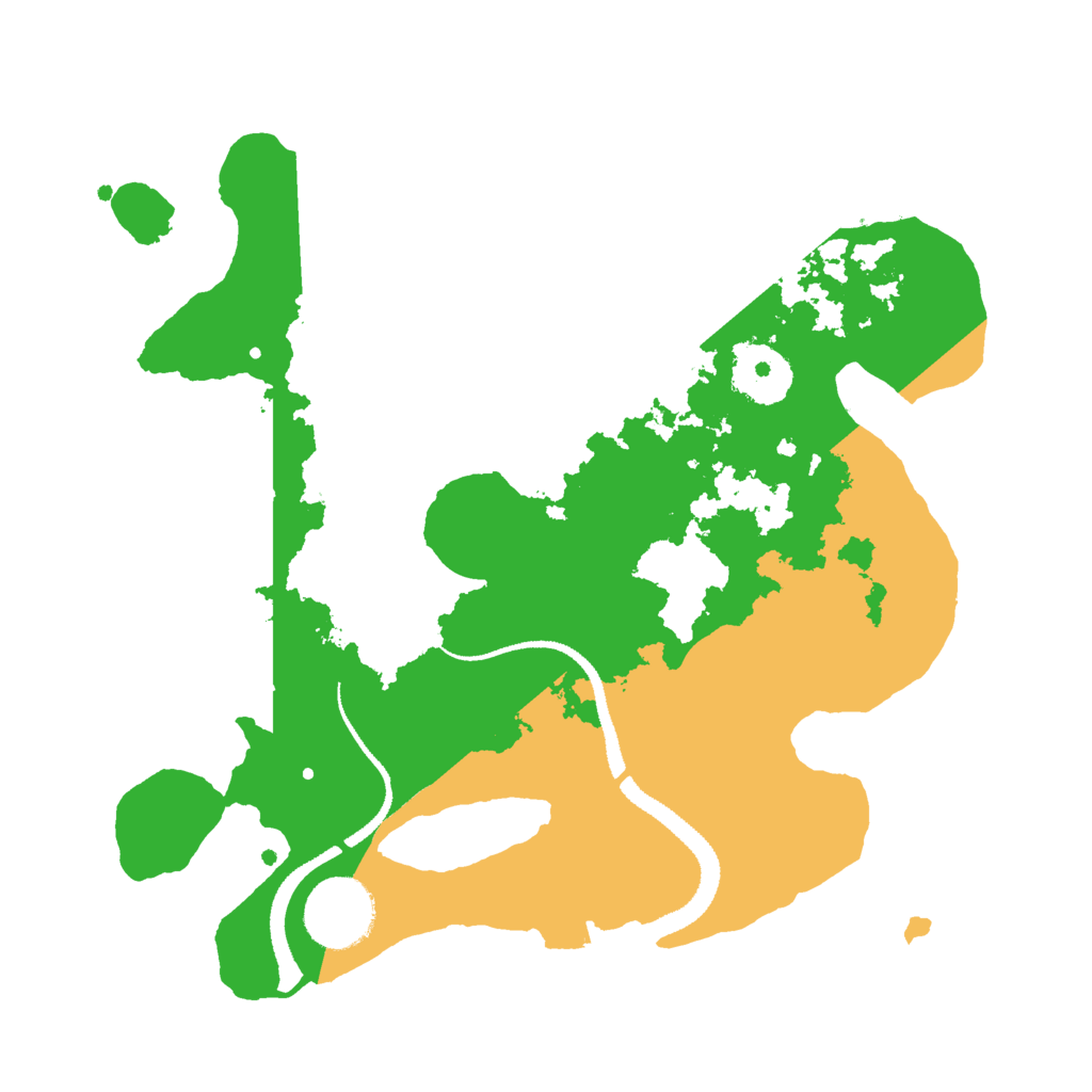 Biome Rust Map: Procedural Map, Size: 2800, Seed: 165858