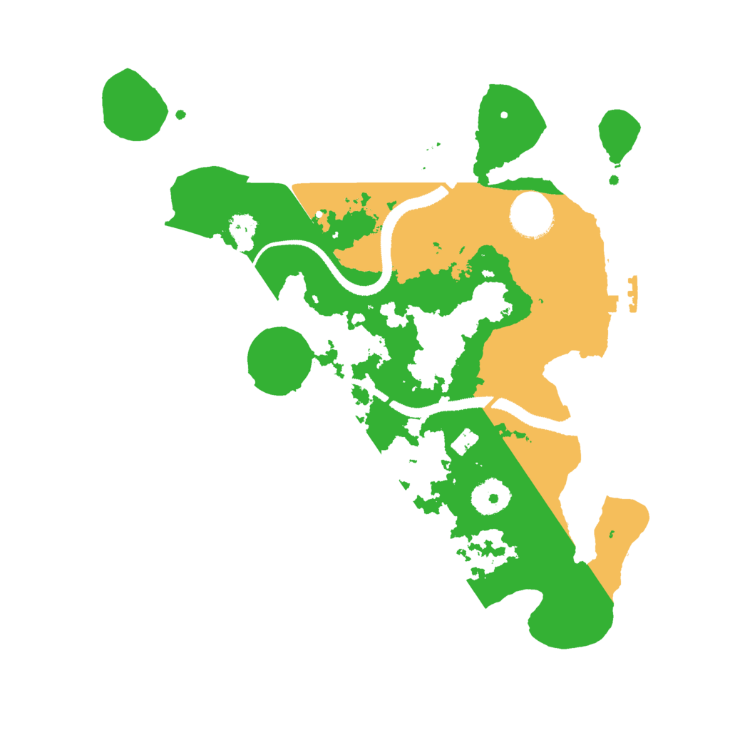 Biome Rust Map: Procedural Map, Size: 3000, Seed: 26387