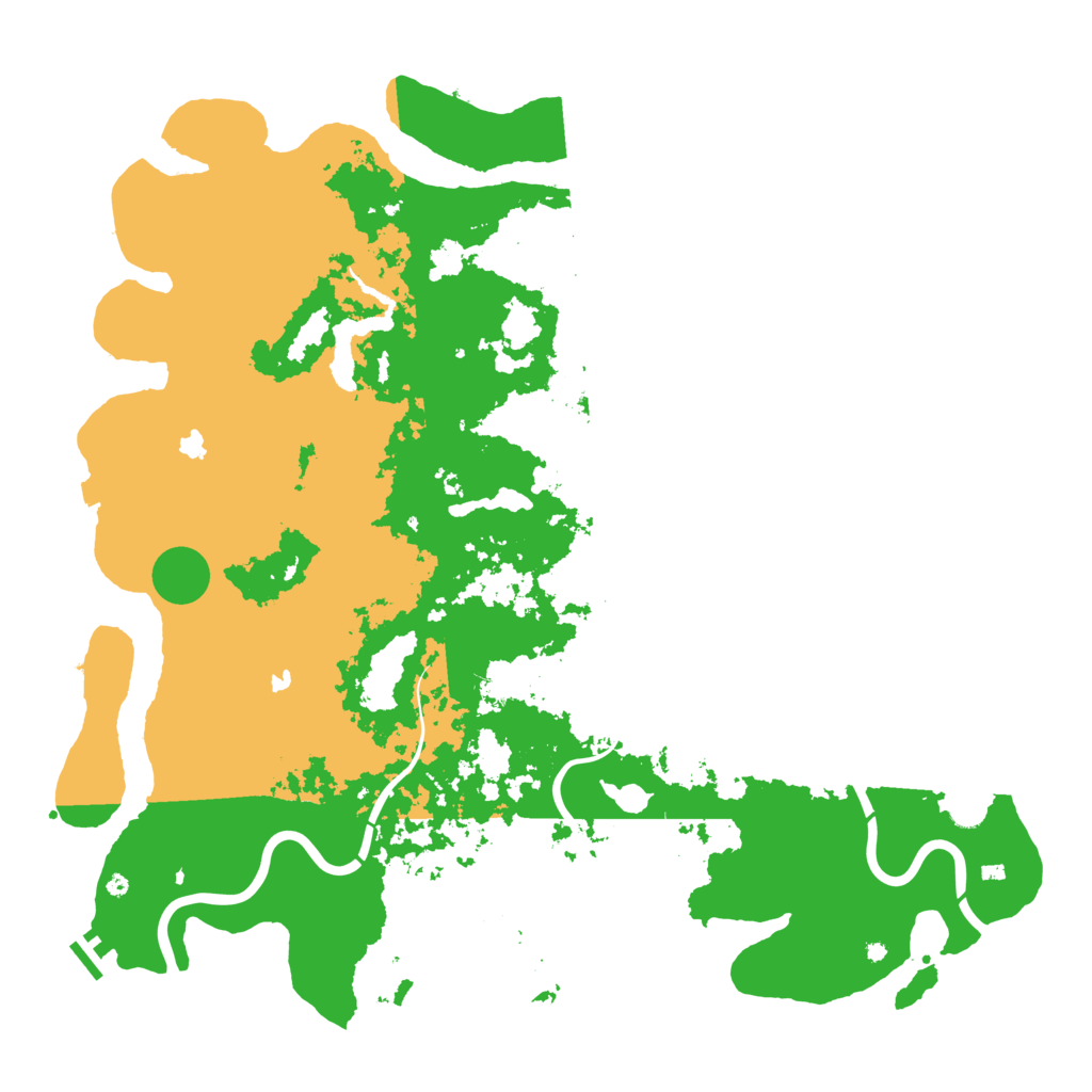 Biome Rust Map: Procedural Map, Size: 5000, Seed: 1533243668