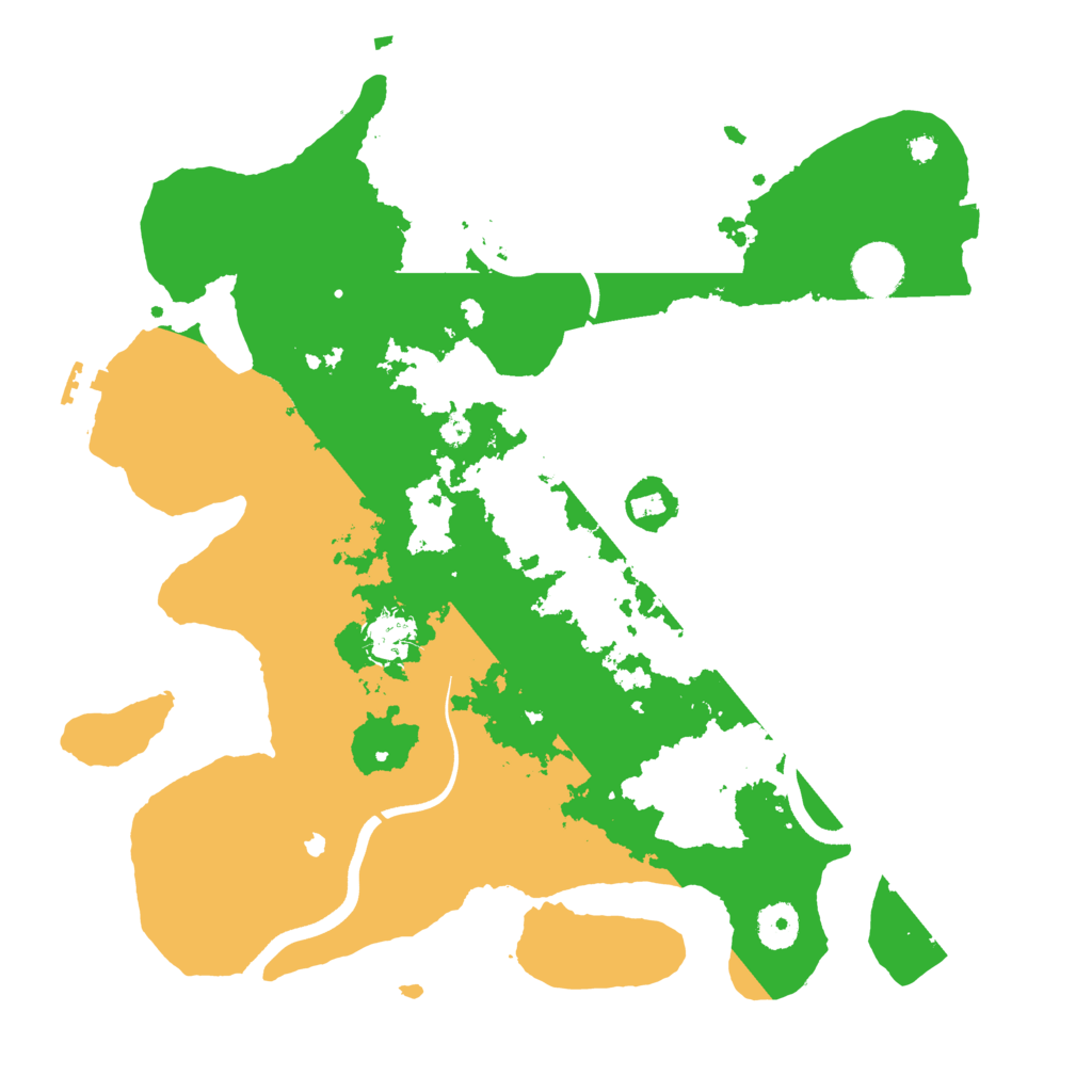Biome Rust Map: Procedural Map, Size: 3686, Seed: 1337
