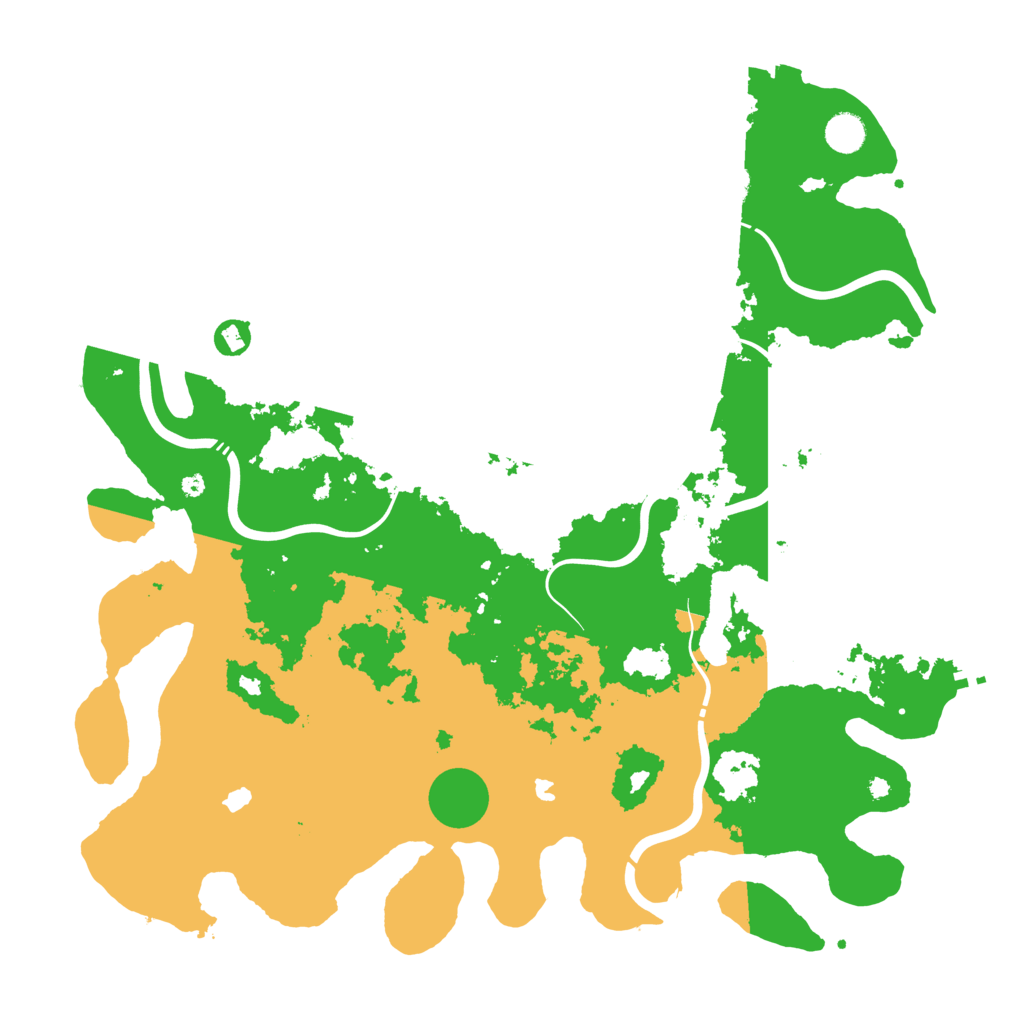 Biome Rust Map: Procedural Map, Size: 4500, Seed: 1289664413