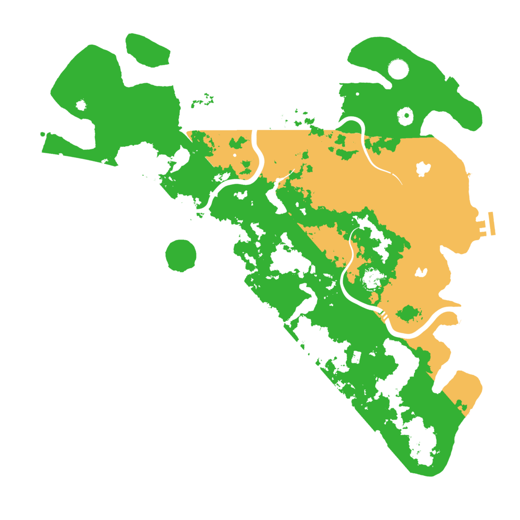 Biome Rust Map: Procedural Map, Size: 4500, Seed: 1937104490
