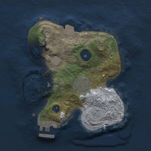 Thumbnail Rust Map: Procedural Map, Size: 2000, Seed: 581860610, 6 Monuments