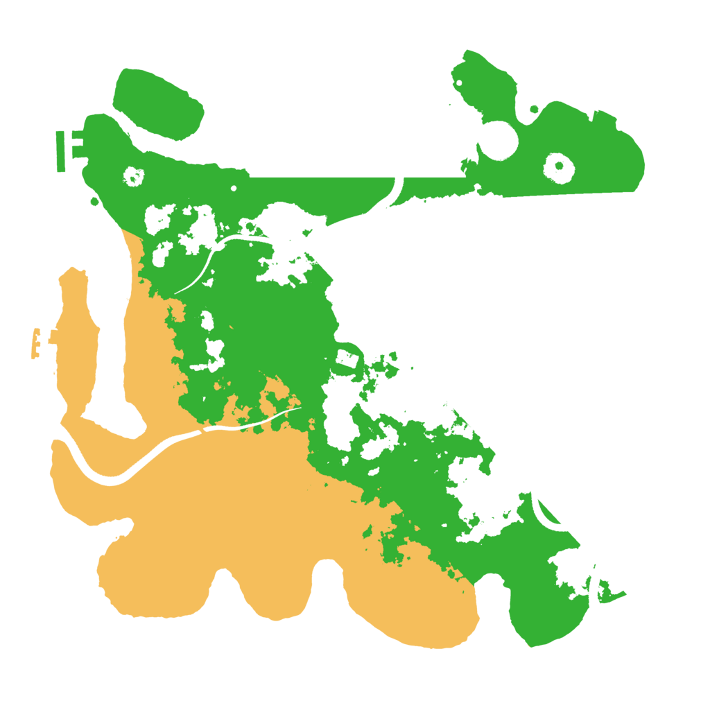 Biome Rust Map: Procedural Map, Size: 3500, Seed: 1664069889