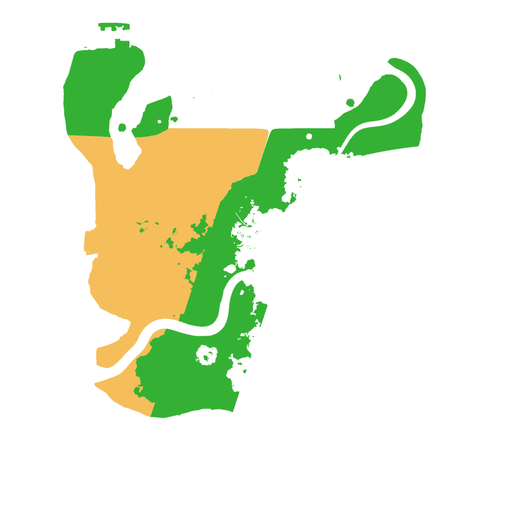 Biome Rust Map: Procedural Map, Size: 2500, Seed: 467774547
