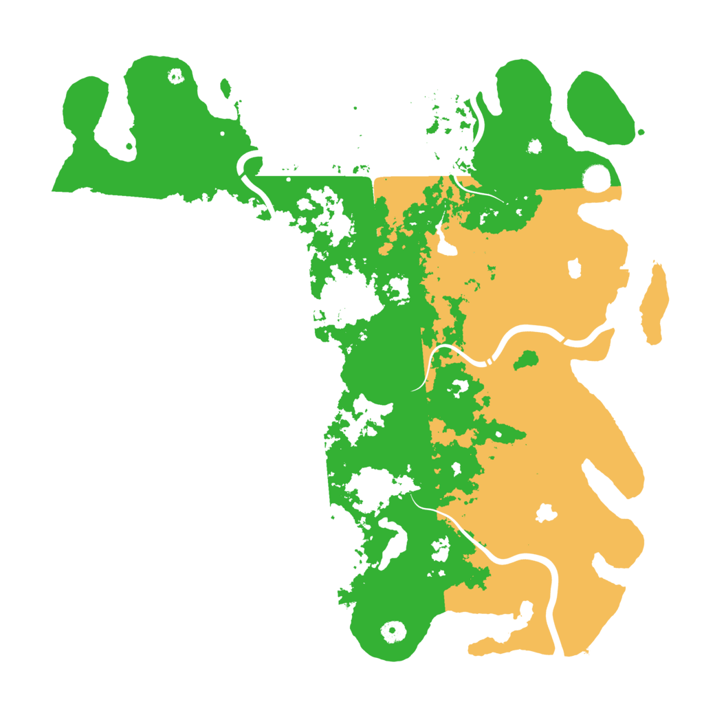 Biome Rust Map: Procedural Map, Size: 4500, Seed: 538929018