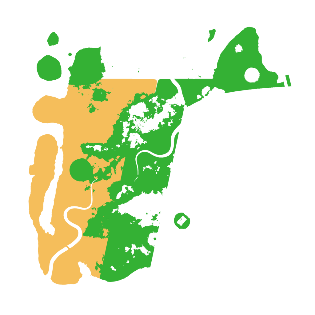 Biome Rust Map: Procedural Map, Size: 3700, Seed: 1499337048