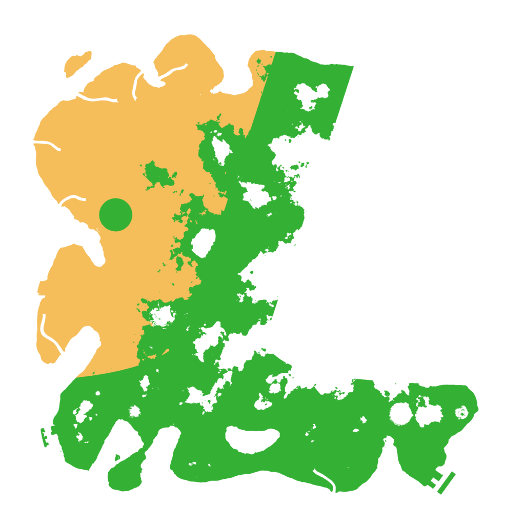 Biome Rust Map: Procedural Map, Size: 4200, Seed: 90210