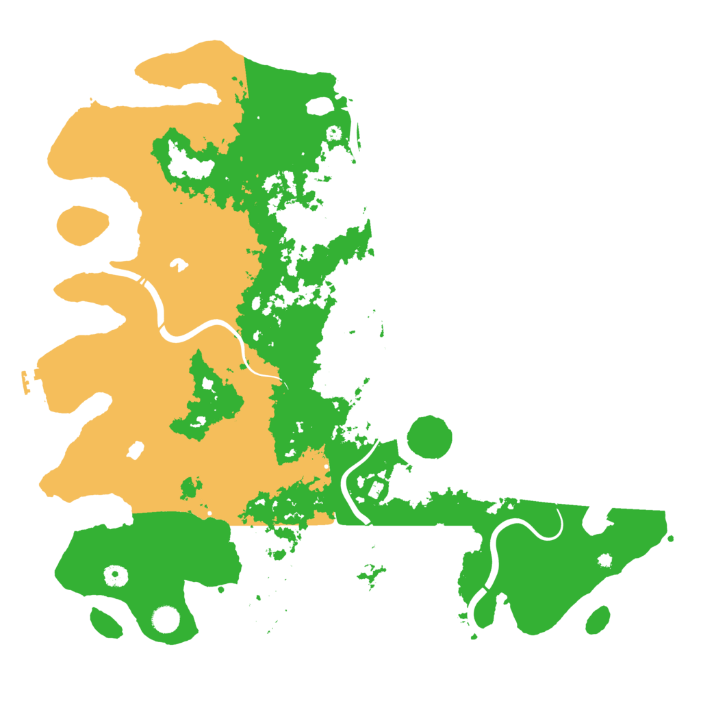 Biome Rust Map: Procedural Map, Size: 4500, Seed: 393524324