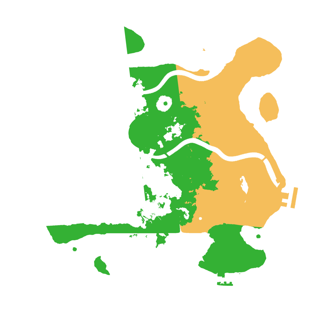 Biome Rust Map: Procedural Map, Size: 3000, Seed: 1855291688