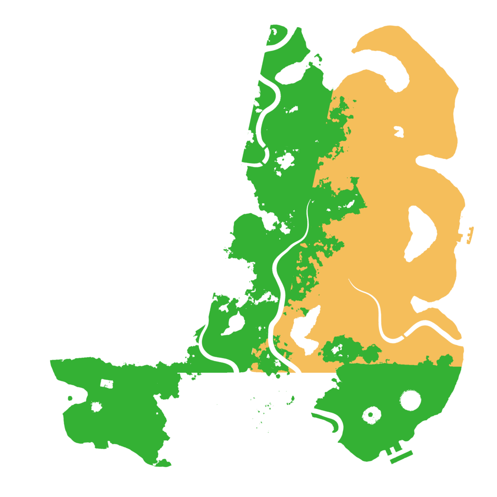Biome Rust Map: Procedural Map, Size: 4250, Seed: 2054050861