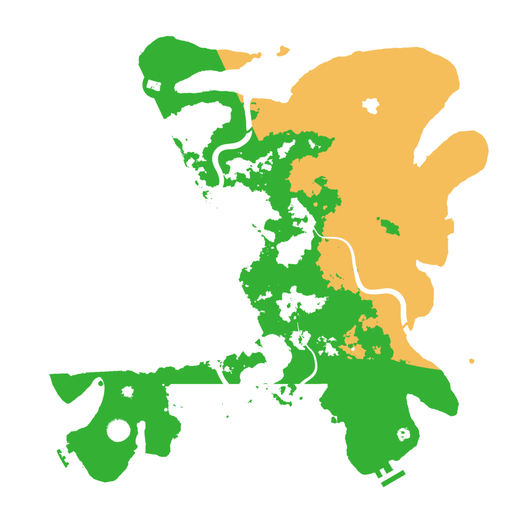 Biome Rust Map: Procedural Map, Size: 4000, Seed: 492389422