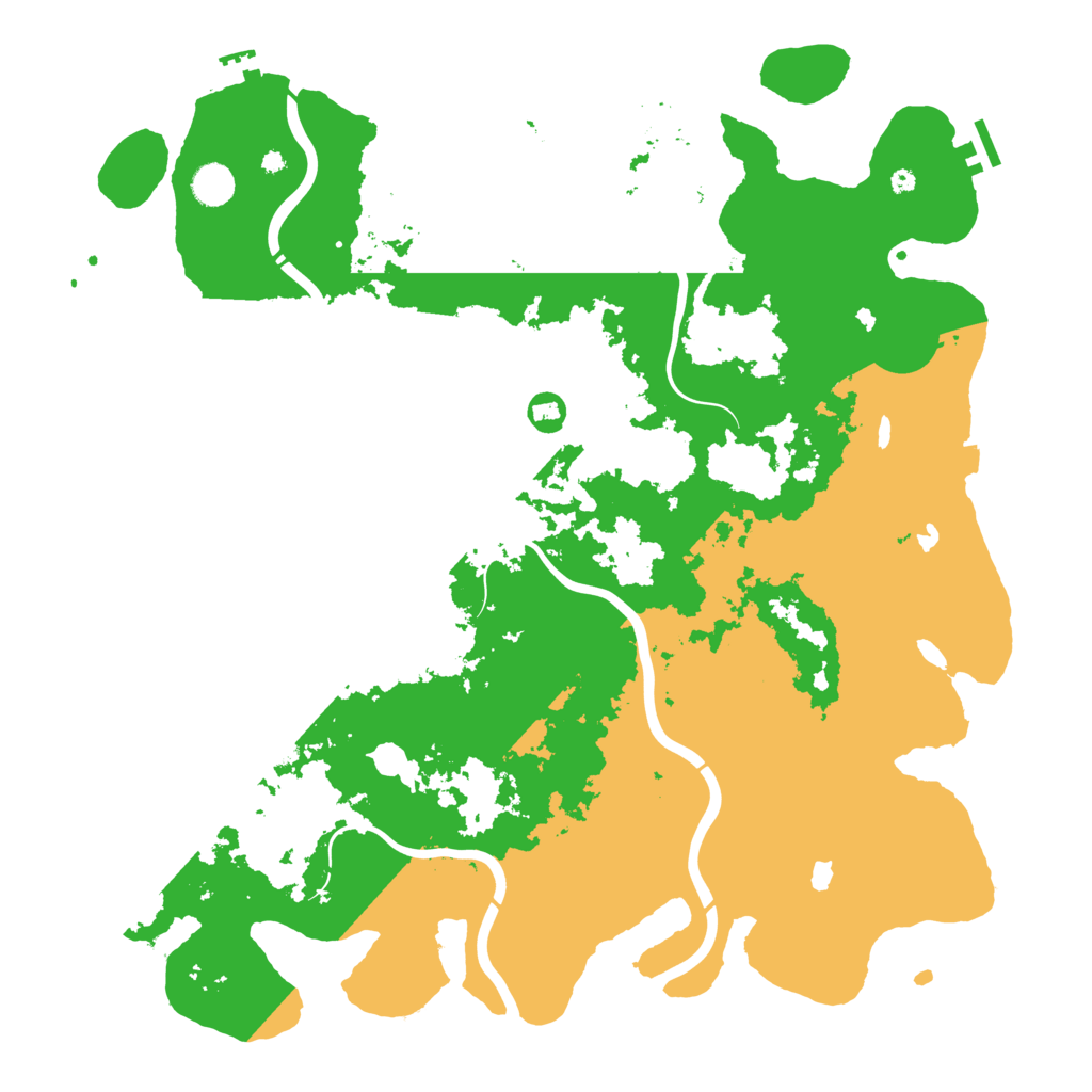 Biome Rust Map: Procedural Map, Size: 4500, Seed: 950859912