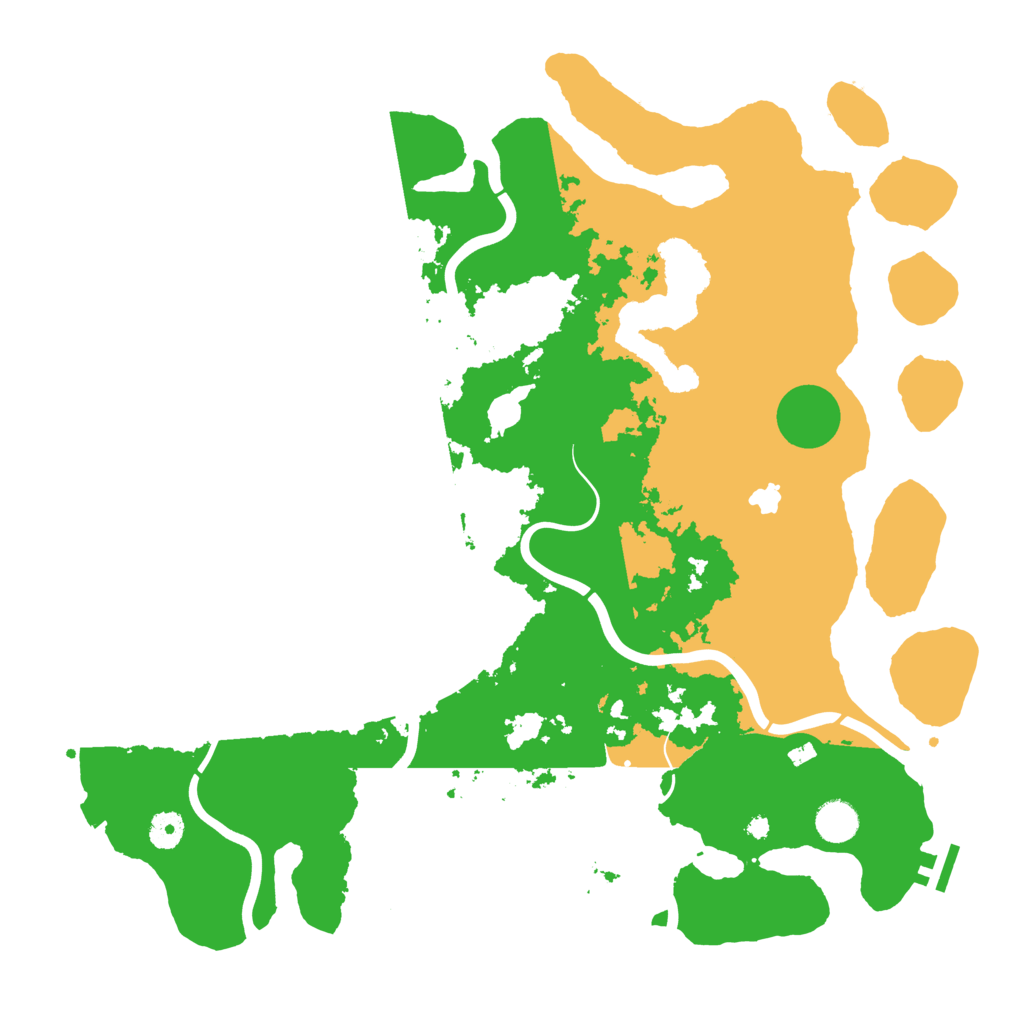 Biome Rust Map: Procedural Map, Size: 4250, Seed: 1258464909