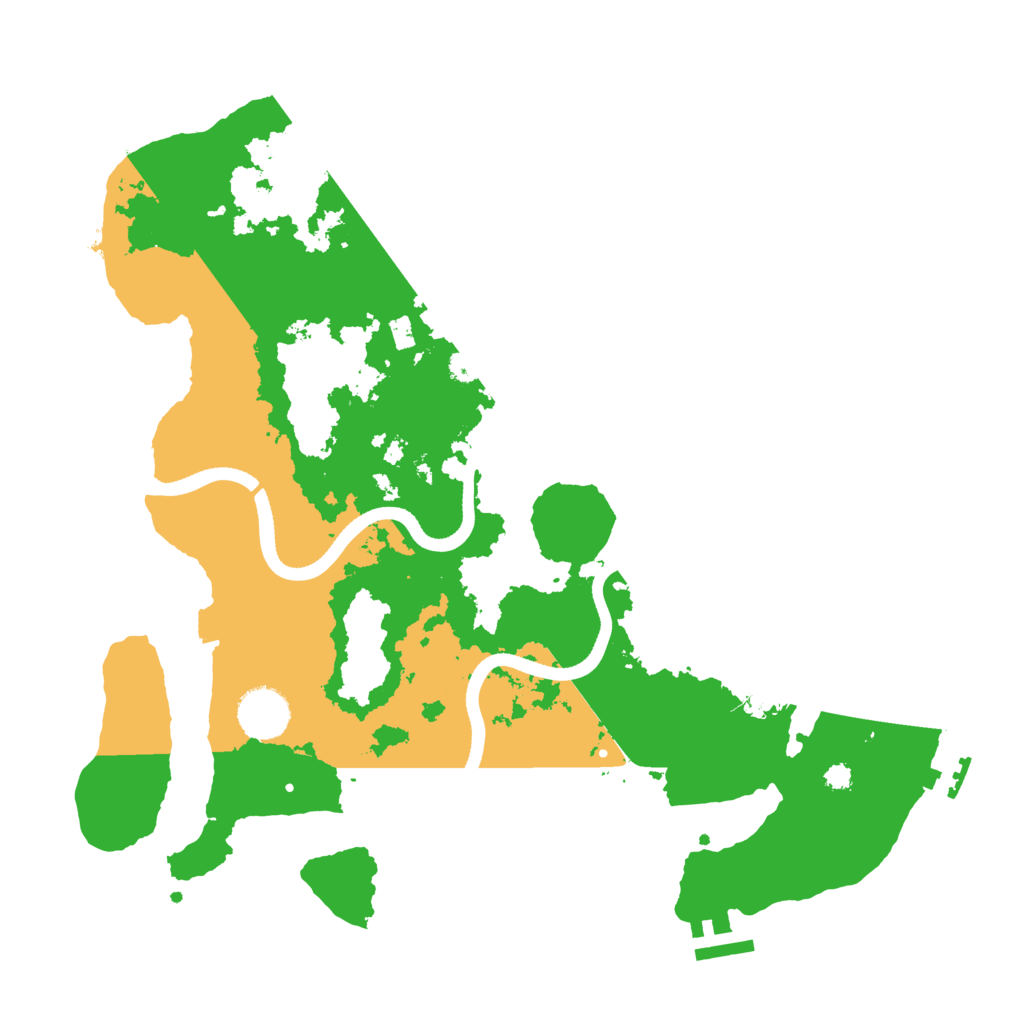 Biome Rust Map: Procedural Map, Size: 3500, Seed: 1918977361