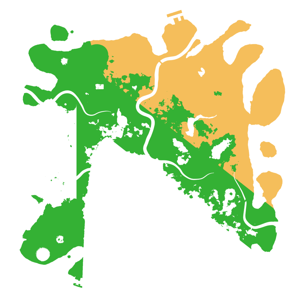 Biome Rust Map: Procedural Map, Size: 4000, Seed: 1751830655
