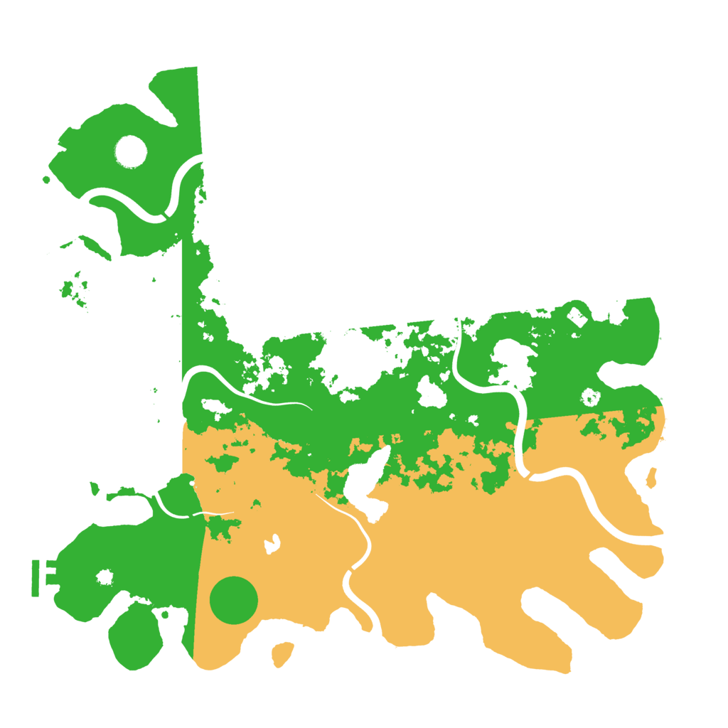 Biome Rust Map: Procedural Map, Size: 4000, Seed: 205175
